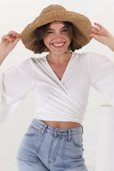 Britta Soft Brim Bucket Hat - Natural