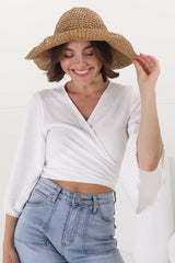 Britta Soft Brim Bucket Hat - Natural