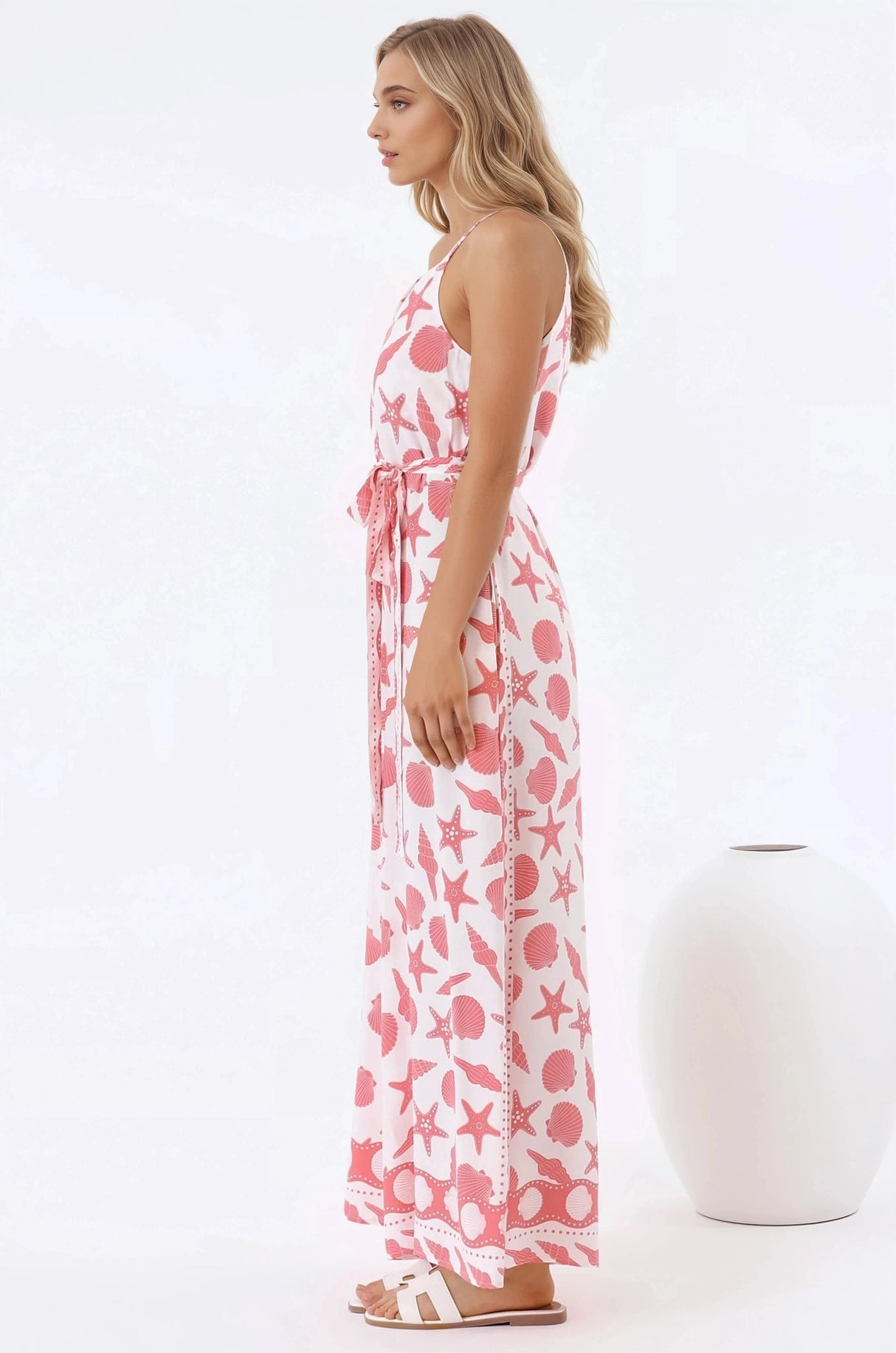Brittany Jumpsuit - Adjustable Strap Overalls in Koralee Print