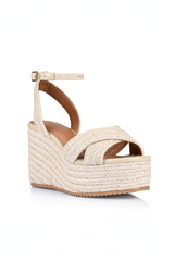 Callie Rope Wedges - Natural Rope