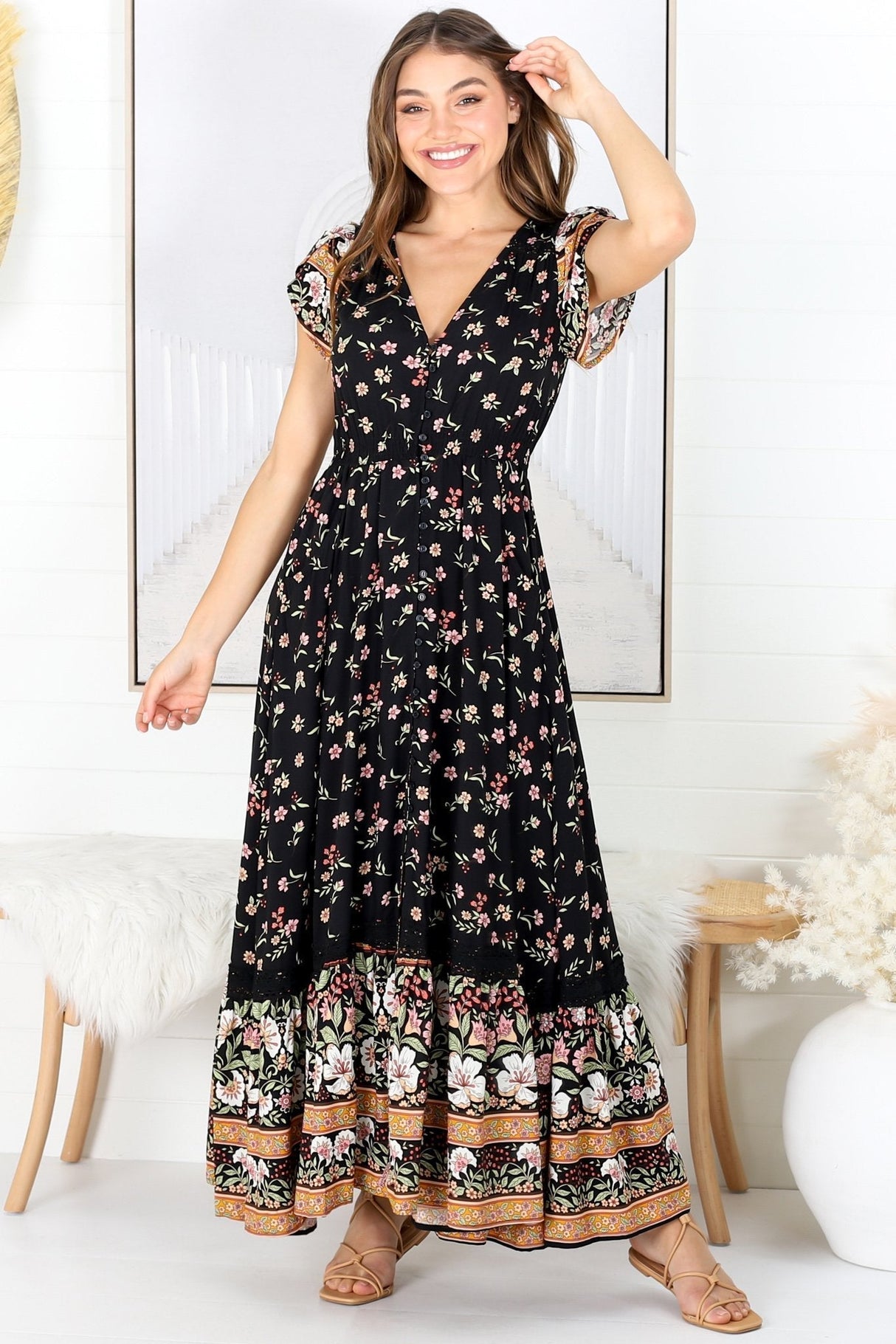 Jaase Carmen Eternity Maxi Dress Black