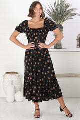 Celie - Mahony Midi Dress