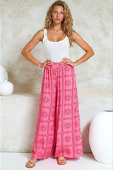 Model wearing Channing Pants in Dasher Brown from Salty Crush