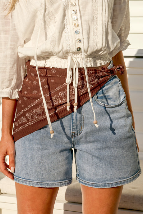 Chaser Headscarf - Chocolate