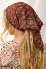 Chaser Headscarf - Chocolate