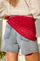 Chaser Headscarf - Red