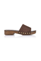 Chester Clogs - Chocolate Brown Micro