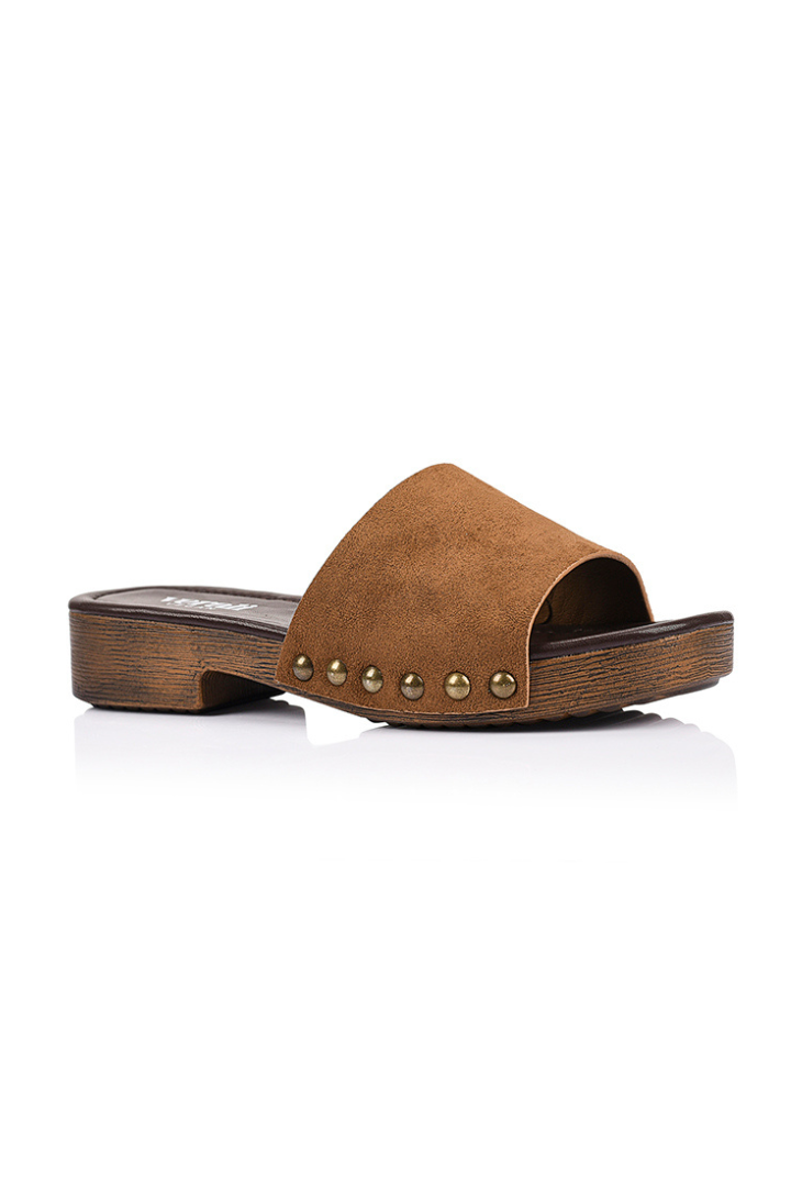 Chester Clogs - Chestnut Tan Micro