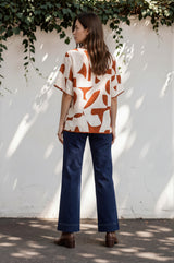 Model wearing Cindy Jeans in Indigo from Salty Crush