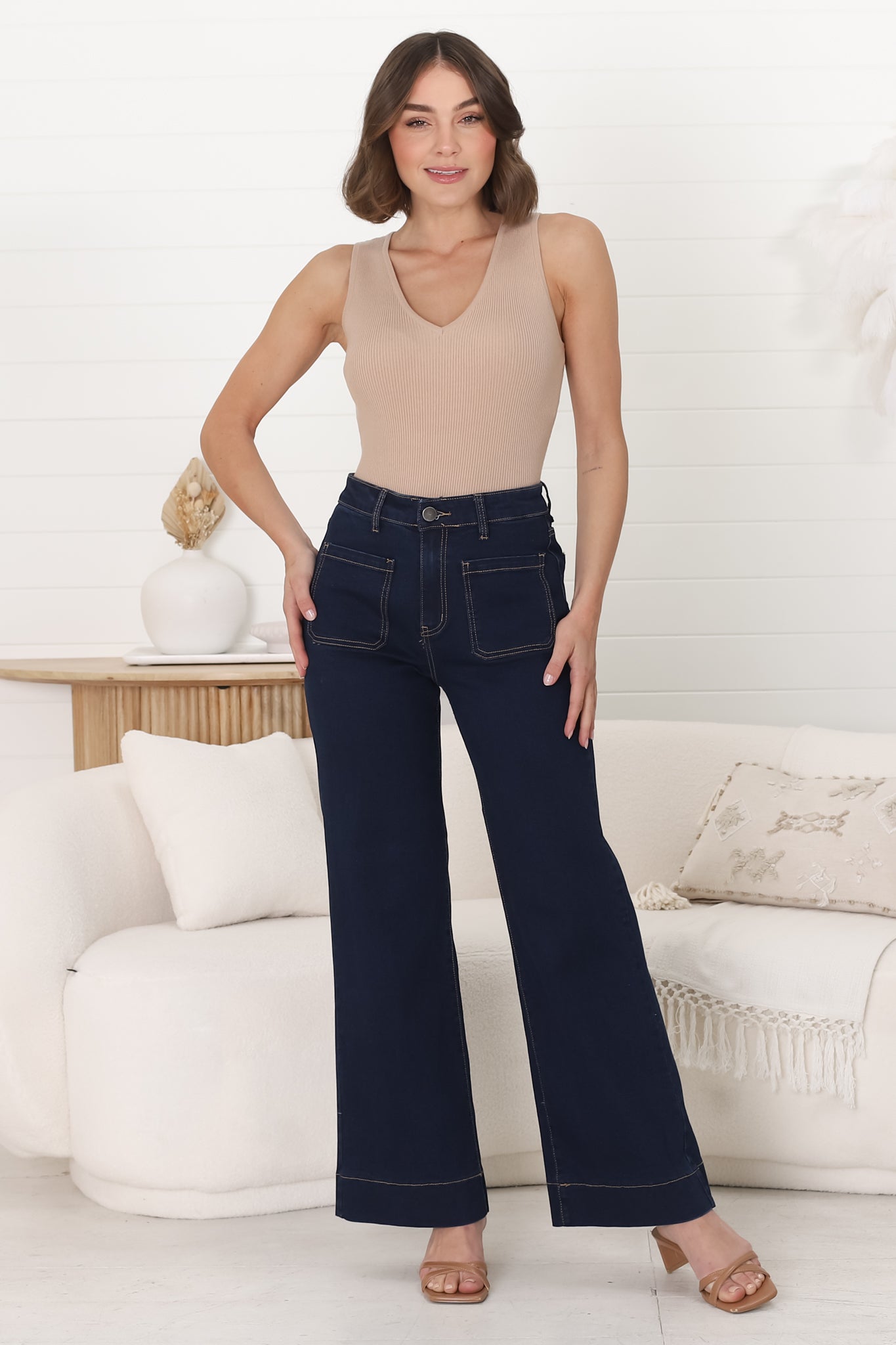Cindy Wide Leg Jeans