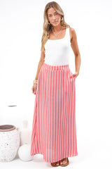 Coreto Maxi Skirt - High Waisted Maxi Skirt in Zola Print