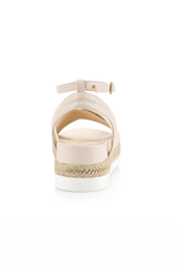 Dezzie Footbed Sandals - Bone Softee