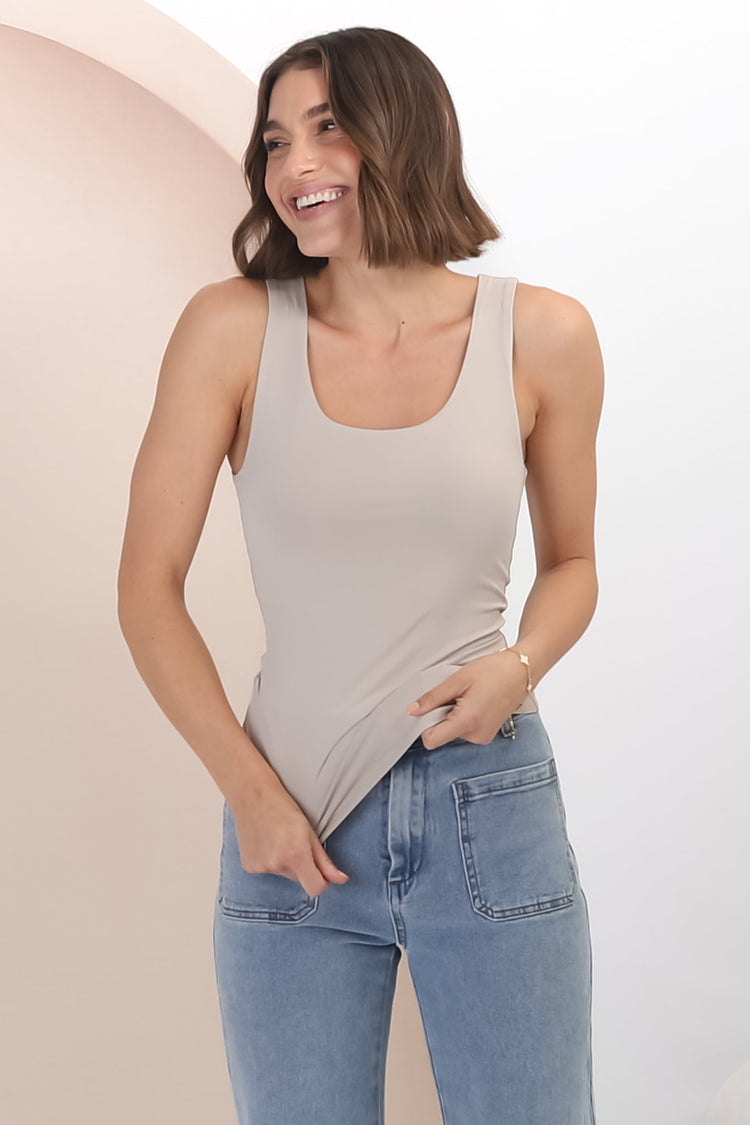 Shop Basics Dori Top Stone Salty Crush