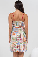 Essie Mini Dress - Sun Dress With Shirred Back In Elly Print