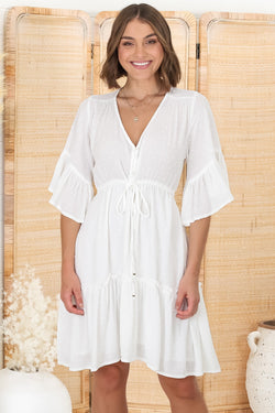 Fay Mini Dress - White