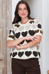 Filippa Knit Top in Coffee