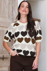 Filippa Knit Top in Coffee
