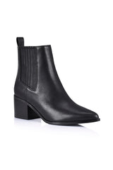 Fillipin Chelsea Ankle Boots - Black Softee