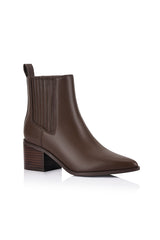 Fillipin Chelsea Ankle Boots - Chocolate Brown