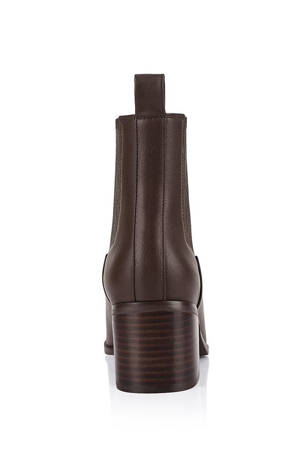 Fillipin Chelsea Ankle Boots - Chocolate Brown