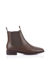 Harper Chelsea Boots - Chocolate Brown