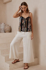 Hoian Cami - Lace Detailed Camisole in Elaine Print