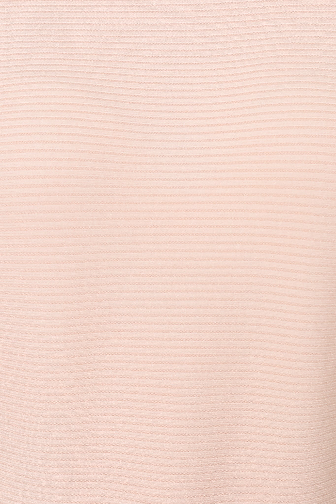 Havanah Knit Top - Boat Neckline Ribbed Top in Blush