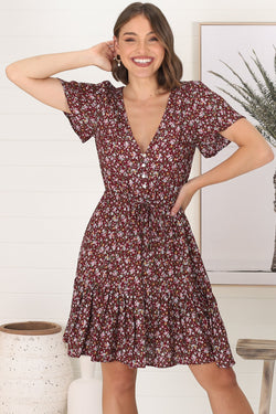 Rosane - Ellen Mini Dress - Red