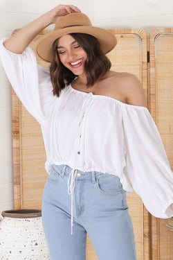Thelma Top - White