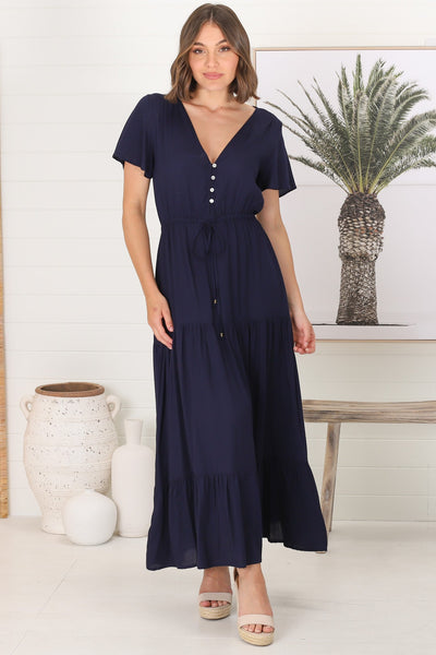 Hanna Maxi Dress - Navy