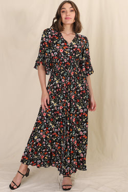 Alba - Brina Maxi Dress - Black