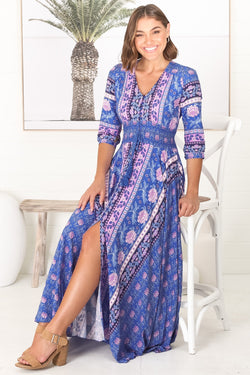 Indiana - Bluey Maxi Dress