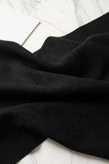 Jacory Scarf - Soft Cozy Wrap Scarf with Tassel Detail in Black
