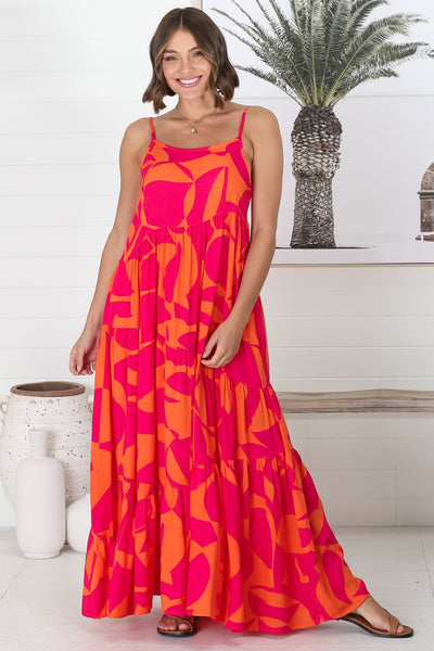 Kana - Azira Maxi Dress - Hot Pink