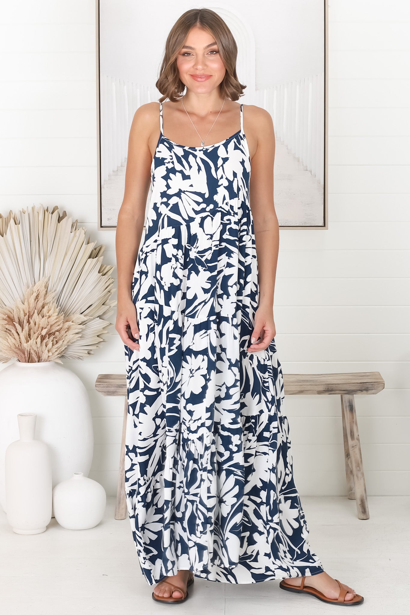 Shop Dresses: Kana - Charis Maxi Dress - Blue – Salty Crush