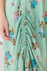 Kimi Midi Dress - Adjustable Length Sun Dress in Maribel Print