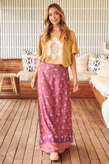 Reeva - Rose Maxi Skirt