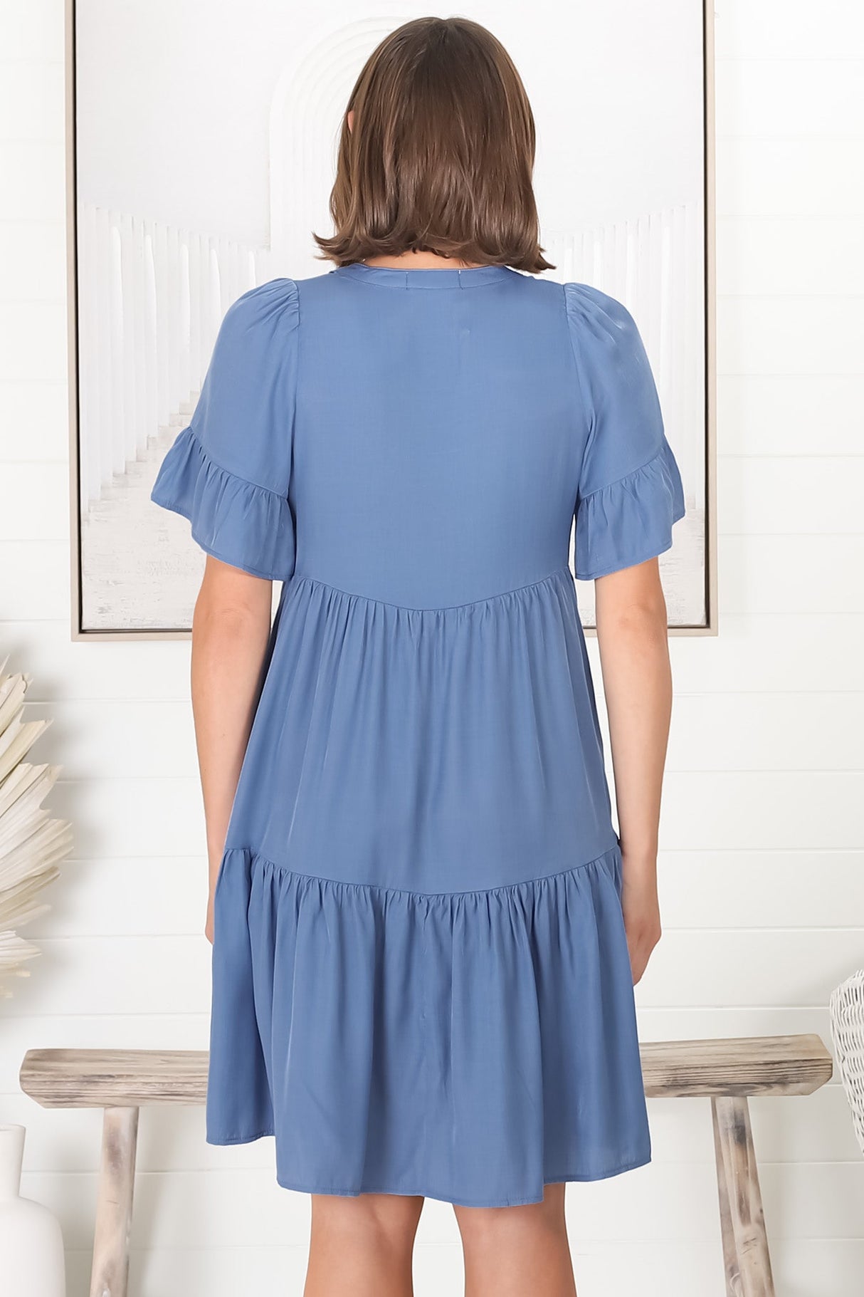 Lilou Mini Dress - Blue