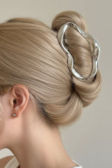 Lina Claw Clip - Silver