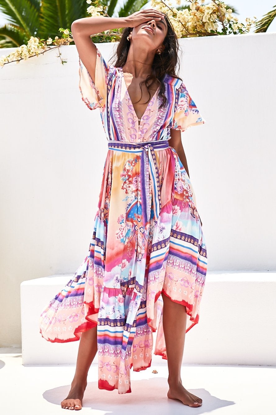 Jaase Lunar Maxi Dress Multicolour