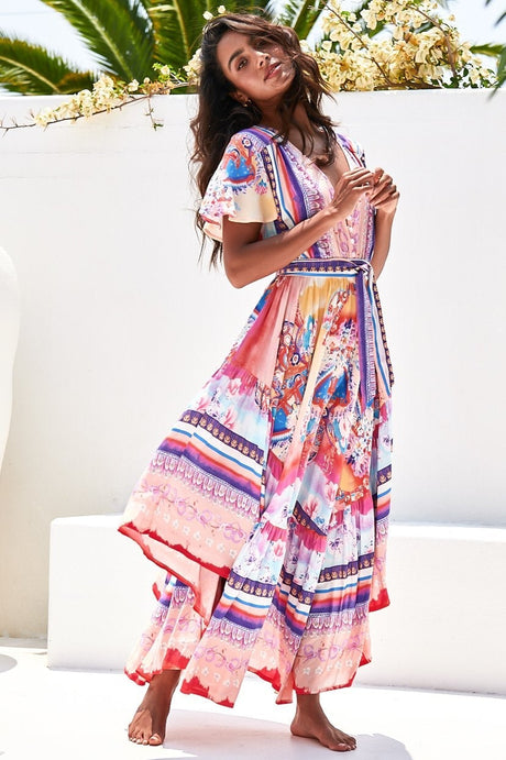 Jaase Lunar Maxi Dress Multicolour