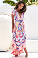 Jaase Lunar Maxi Dress Multicolour