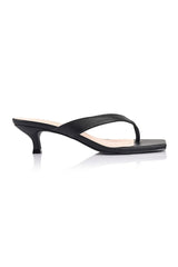 Martha Kitten Heels - Black