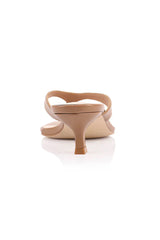 Martha Kitten Heels - Dark Caramel Tan