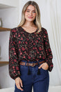 Model wearing Mathilde Top in Nanushka Print from Salty Crush