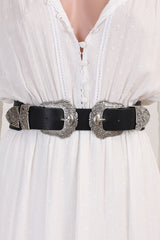 Nash Elasticated Western Buckle Belt - Black
