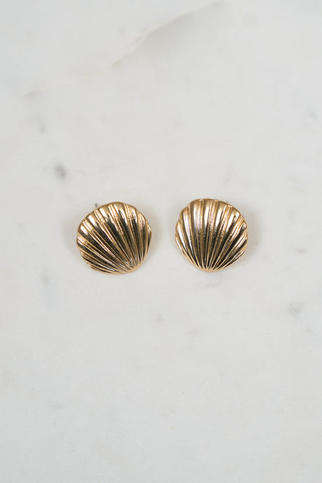 Nautila Earrings - Gold