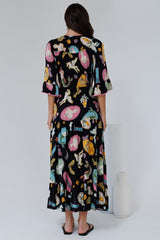 Ophelia Maxi Dress in Siren Blossom Print