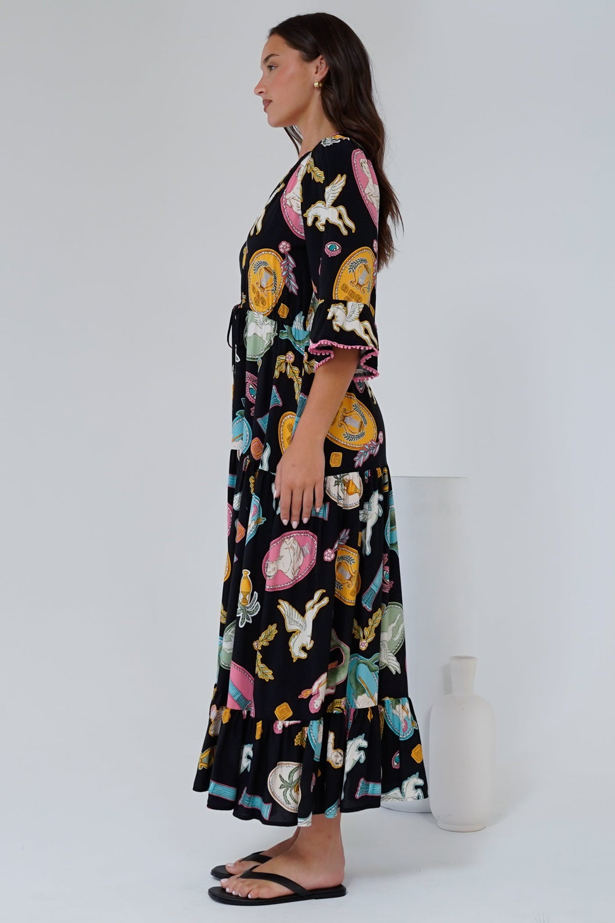 Ophelia Maxi Dress in Siren Blossom Print