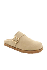 Orlin Slides - Slip on Mule in Desert Suede